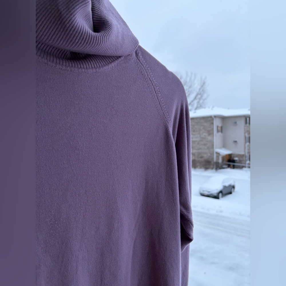 🆕 Ottod’Ame Essence Lavender Turtleneck Sweater US 10 Made in Italy ViscoseBlend - Picture 8 of 17